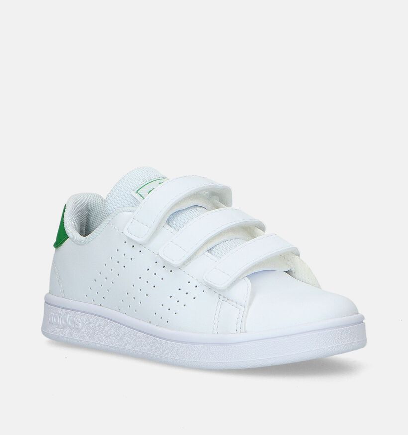 adidas Adventage CF Witte Sneakers voor jongens, meisjes (334853) - geschikt voor steunzolen