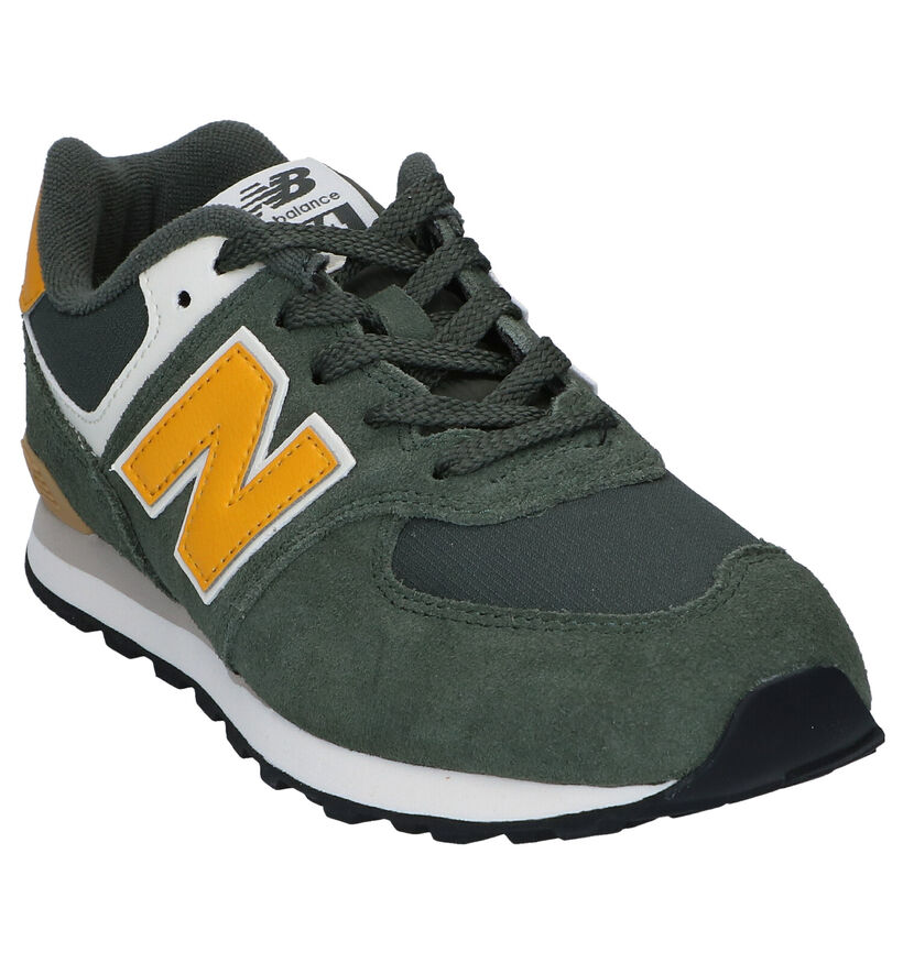 New Balance GC574 Baskets en Bleu pour garçons, filles (327758) - pour semelles orthopédiques