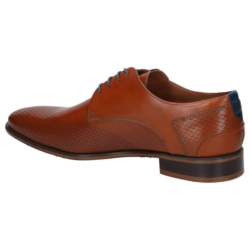 Ambiorix Evert Cognac Geklede Veterschoenen in leer (274915)