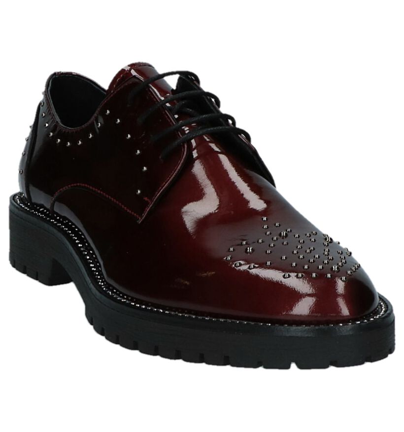 Hampton Bays Bordeaux Oxford Veterschoenen met Studs voor dames (229832)