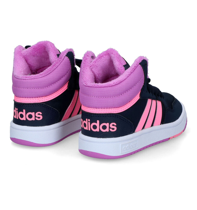 adidas Hoops Mid 3.0 Baskets en Bleu pour filles (315003)