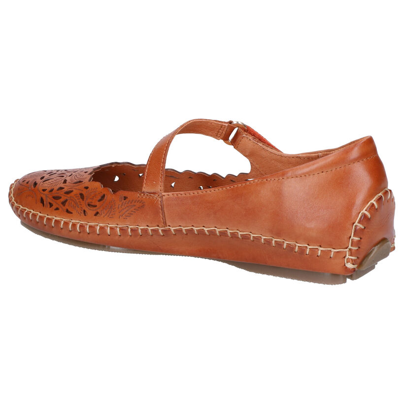 Pikolinos Jerez Ballerines en Cognac en cuir (272431)
