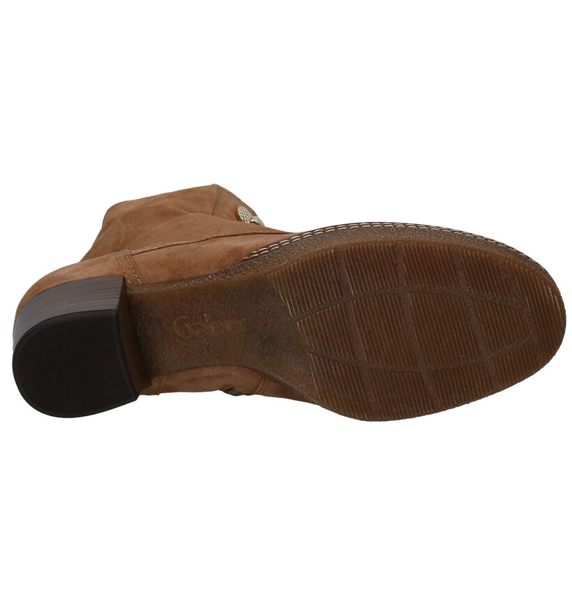 Gabor OptiFit Bottillons à talons en Cognac en daim (297248)