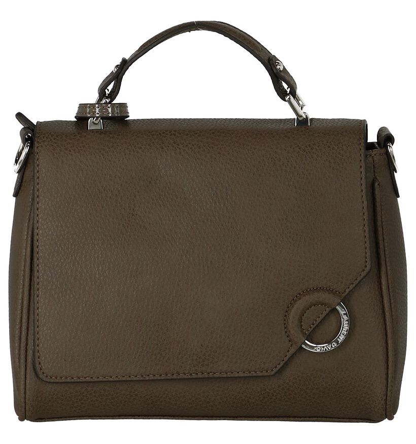 Taupe Crossbody Tas Laurent David Camille in imitatieleer (230061)