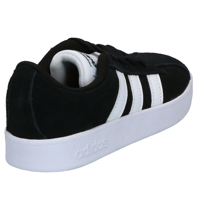 adidas VL Court 2.0 Baskets en Noir en nubuck (252556)