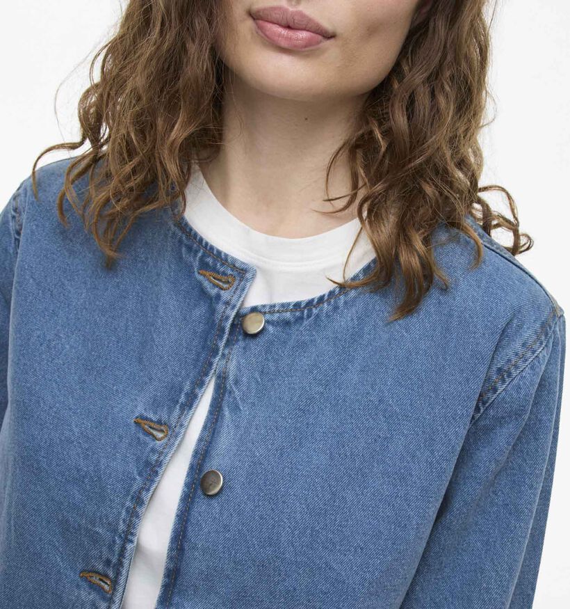 Vila Reba Veste en jeans en Bleu pour femmes (351736)