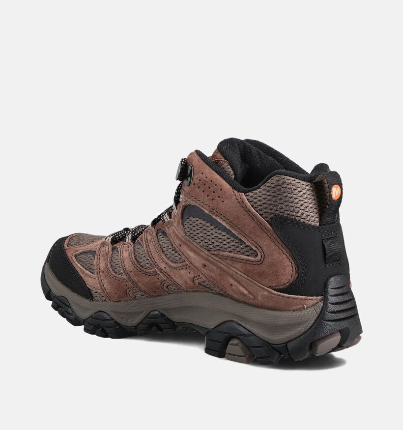Merell MOAB 3 Mid GTX Chaussures de randonnée en Cognac pour hommes (363655) - pour semelles orthopédiques