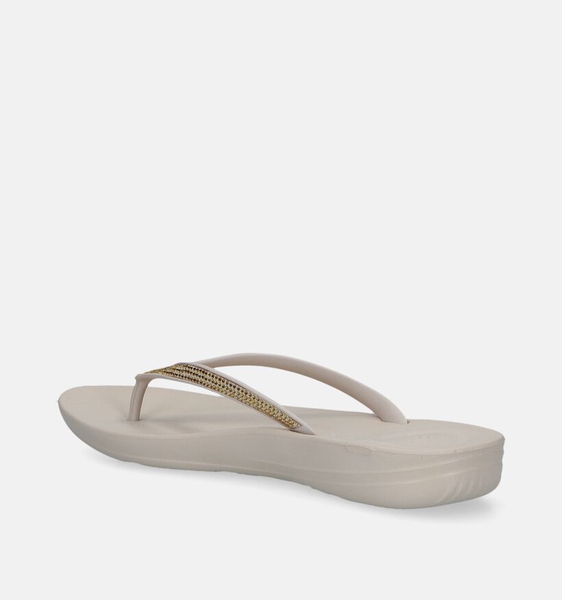 Fitflop Iqushion Sparkle Zwarte Teenslippers voor dames (368675)