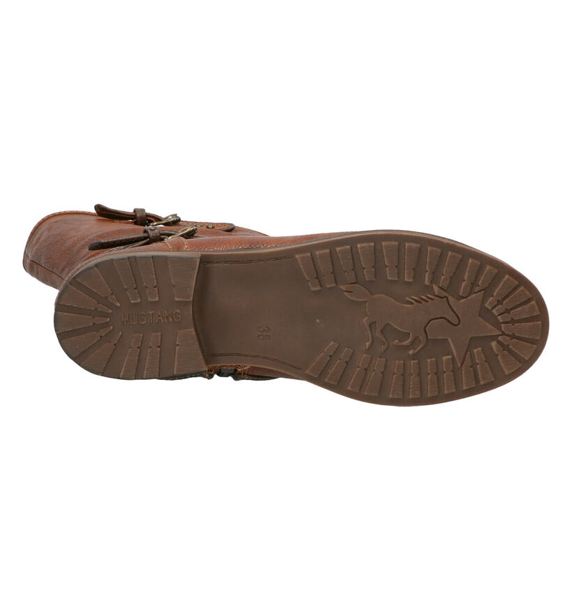 Mustang Bottes basses en Cognac en simili cuir (260336)
