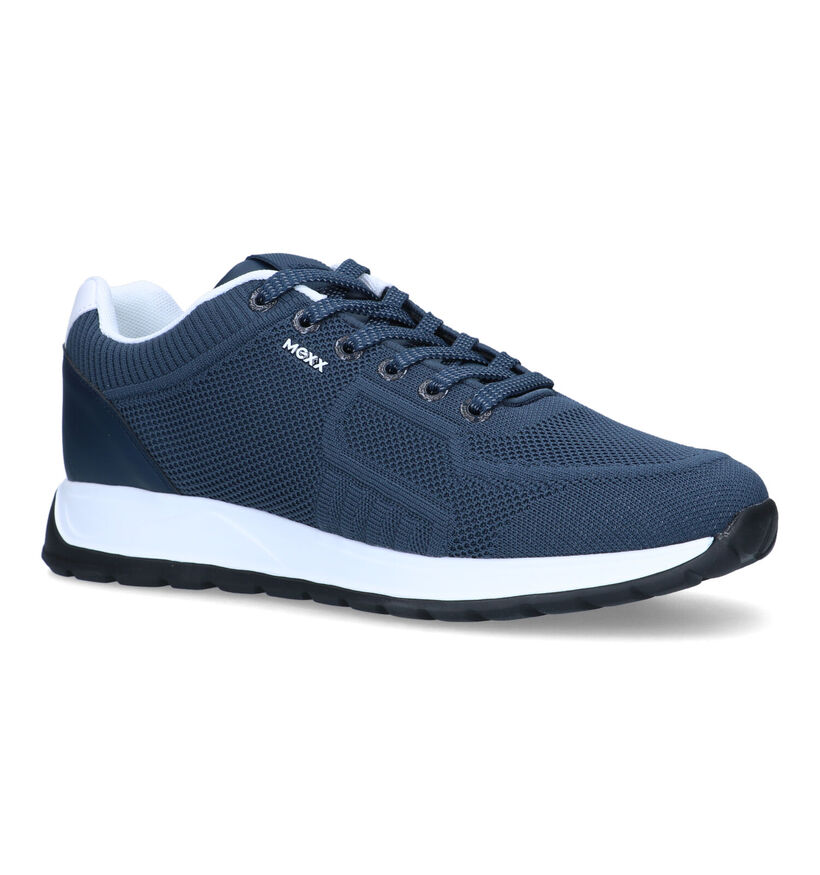 Mexx Leroy Chaussures à lacets en Bleu pour hommes (320929) - pour semelles orthopédiques