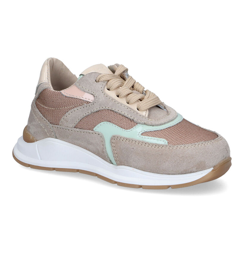 Hip Beige Sneakers in lak (307354)