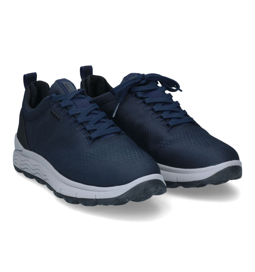 Geox Spherica Baskets en Bleu en textile (315776)