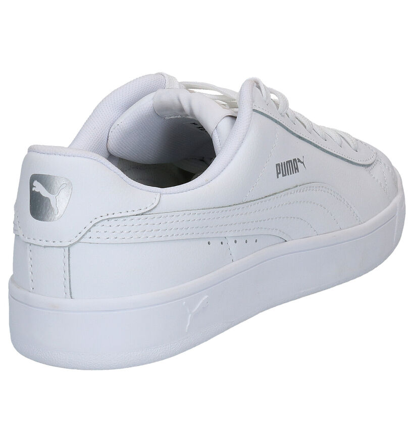 Puma Court Breaker Witte Sneakers in leer (265747)