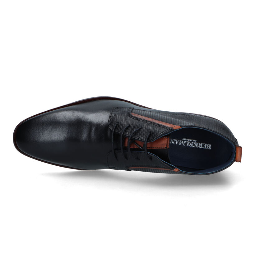 Berkelmans Estoril Chaussures habillées en Noir pour hommes (329598)