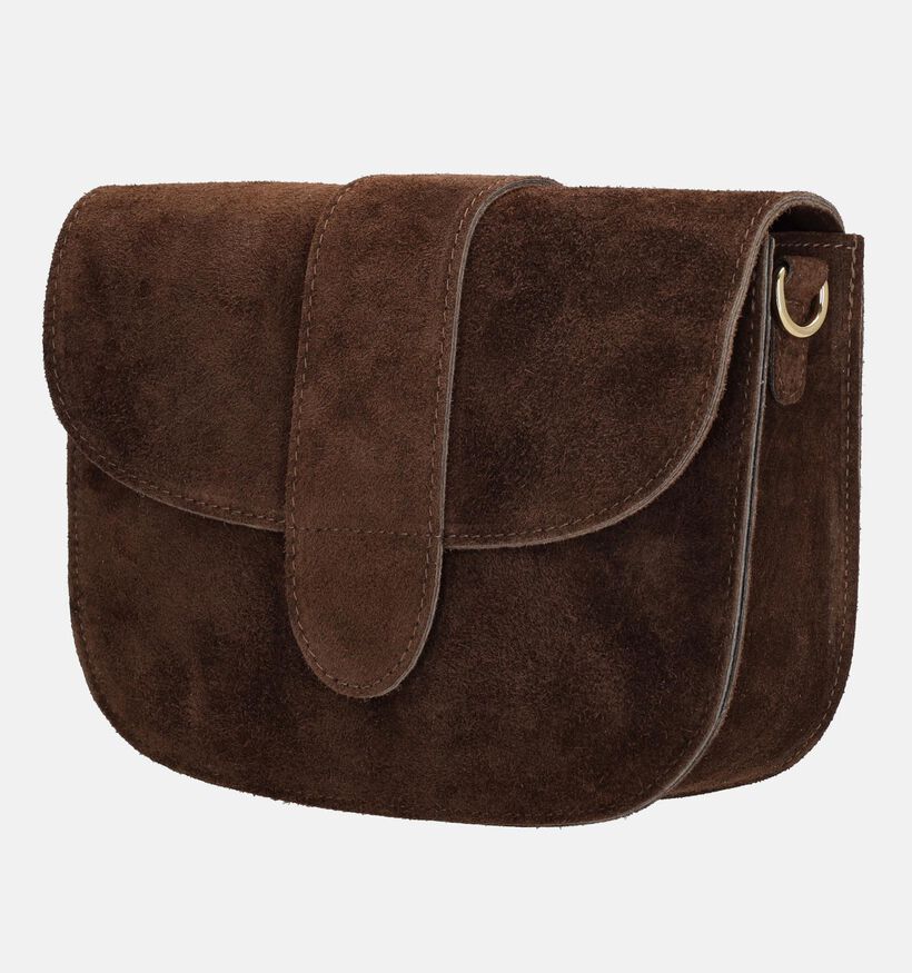 Charm London Donkerbruine Crossbodytas voor dames (373515)