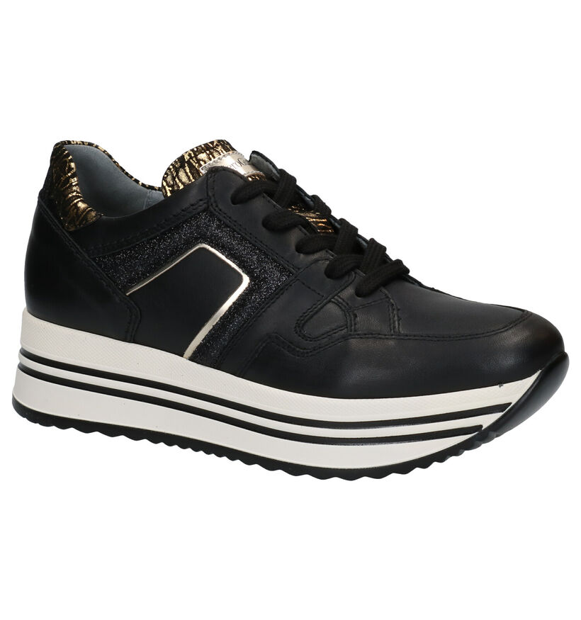 NeroGiardini Zwarte Sneakers in leer (283478)