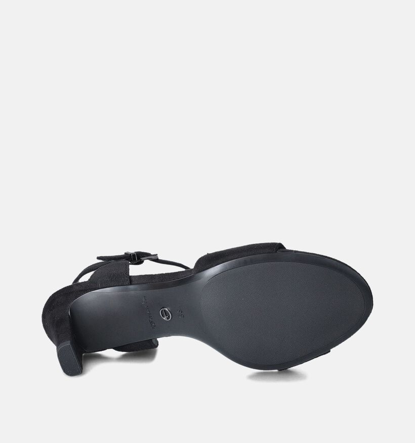 Tamaris Zwarte Sandalen met hak voor dames (354306)