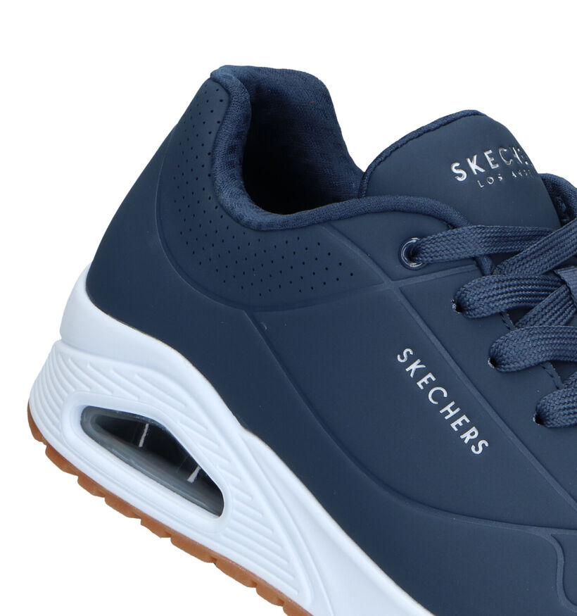 Skechers Uno Stand On Air Baskets en Noir pour hommes (350318) - pour semelles orthopédiques