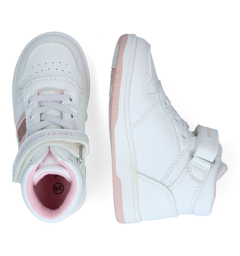 Tommy Hilfiger Baskets montantes en Blanc en simili cuir (314484)