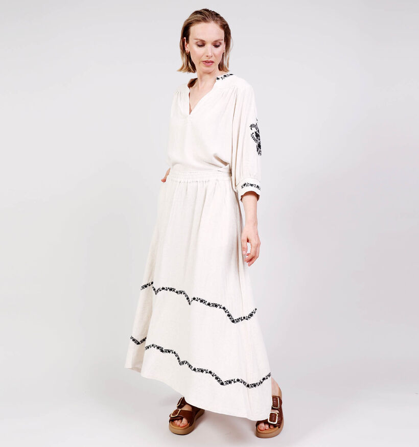 Rue Mazarine Aella Witte Midi rok voor dames (374141)