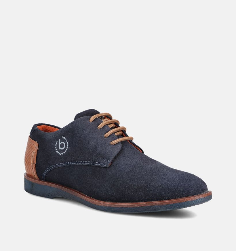 Bugatti Melchiore Blauwe Geklede Veterschoenen voor heren (359777)
