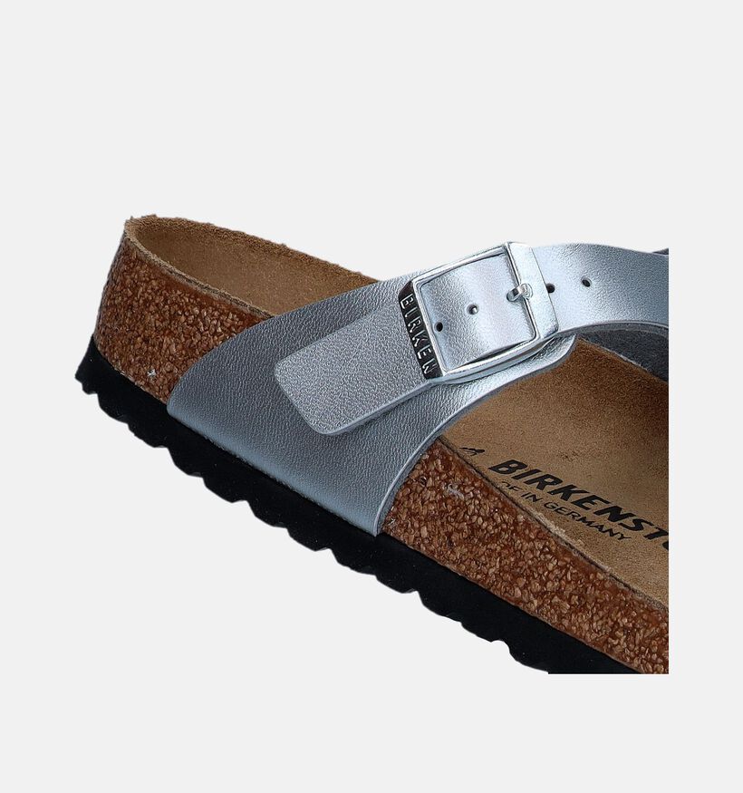 Birkenstock Gizeh Zilveren Teenslippers voor dames (339547)