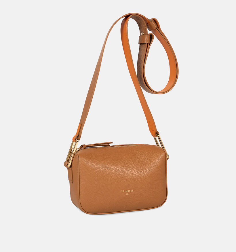 Crinkles Crossbodytas Cognac voor dames (356756)