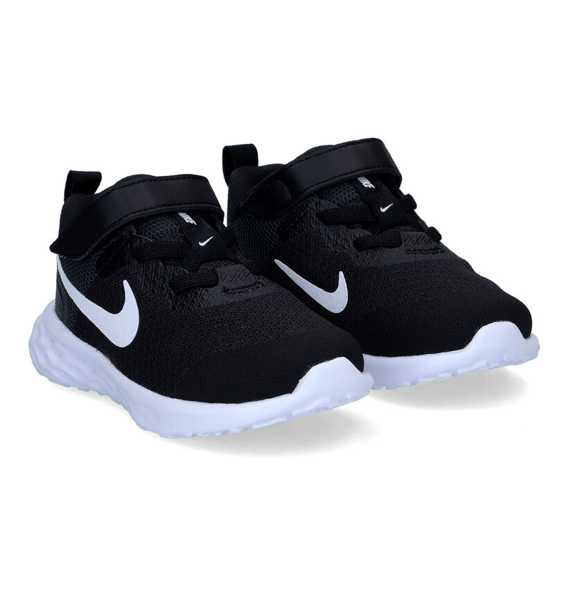 Nike Revolution 6 TD Zwarte Sneakers in stof (299889)