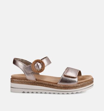 Remonte Sandalen Beige/Goud/Blauw/Brons