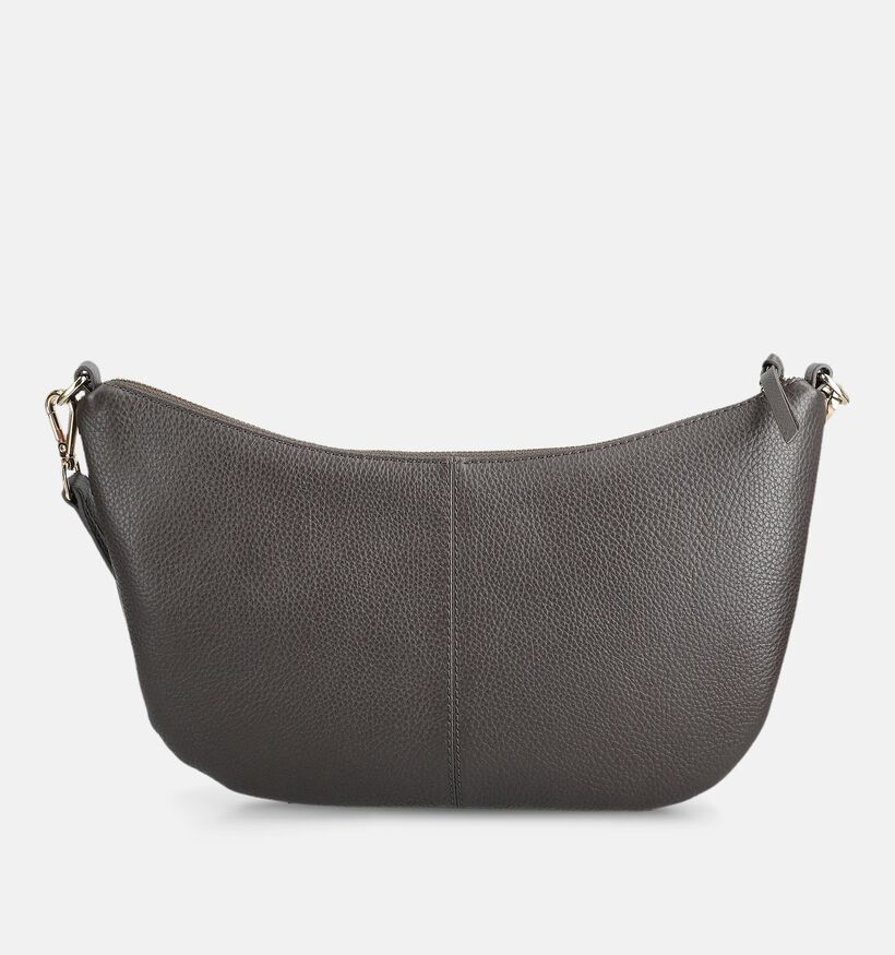 Crinkles Donkerbruine Crossbodytas voor dames (381716)