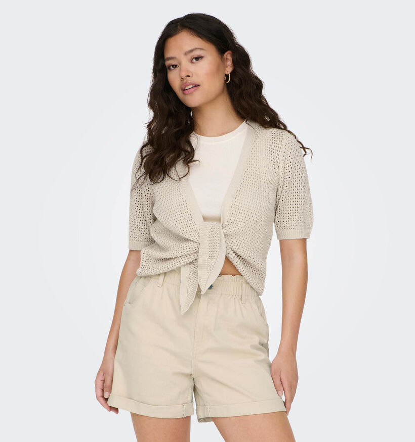 JDY Mehedi Zwarte Cropped Cardigan (327123)