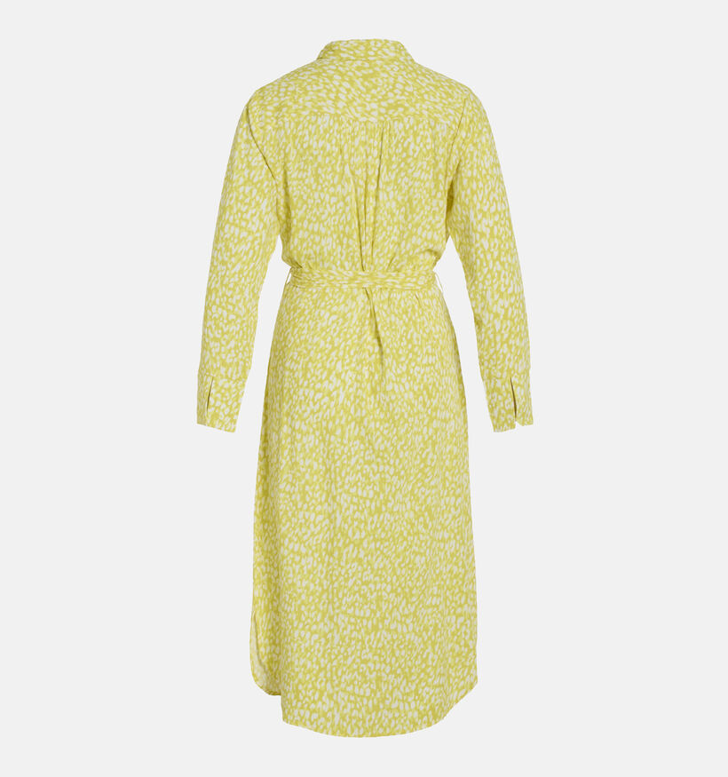 Vila Molly Robe chemise en Jaune pour femmes (337650)