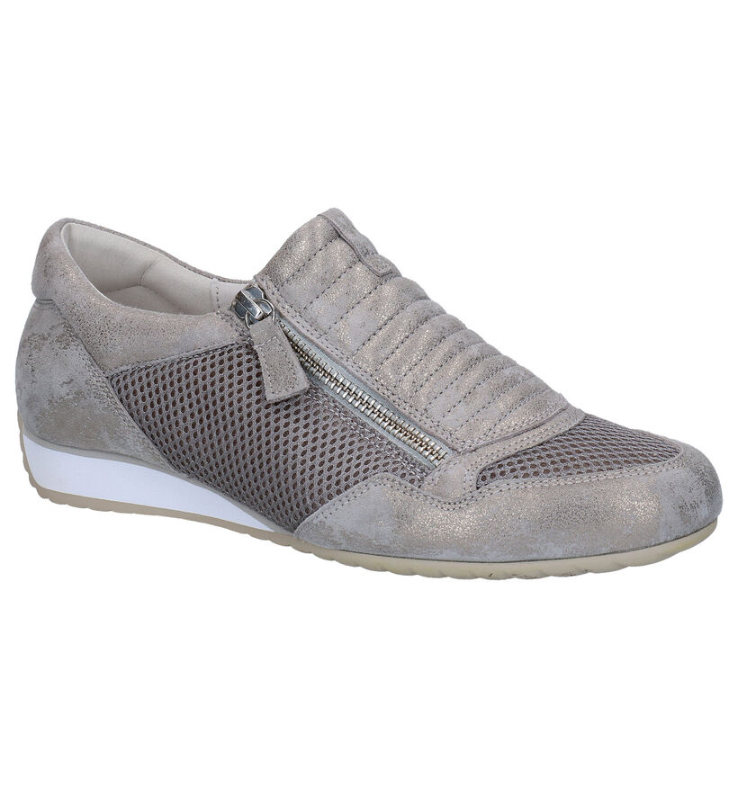 Gabor OptiFit Chaussures slip-on en Taupe en nubuck (275220)