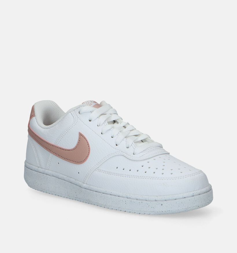 Nike Court Vision Low Next Nature Baskets en Blanc pour femmes (339845)