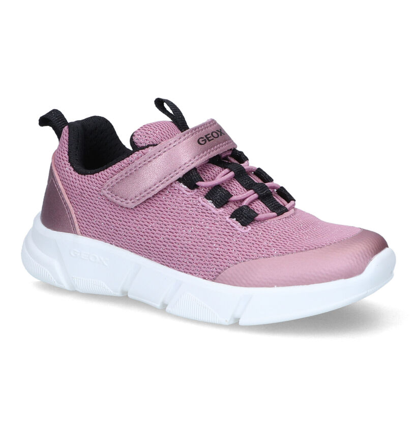 Geox Aril Roze Sneakers voor meisjes (312538) - geschikt voor steunzolen