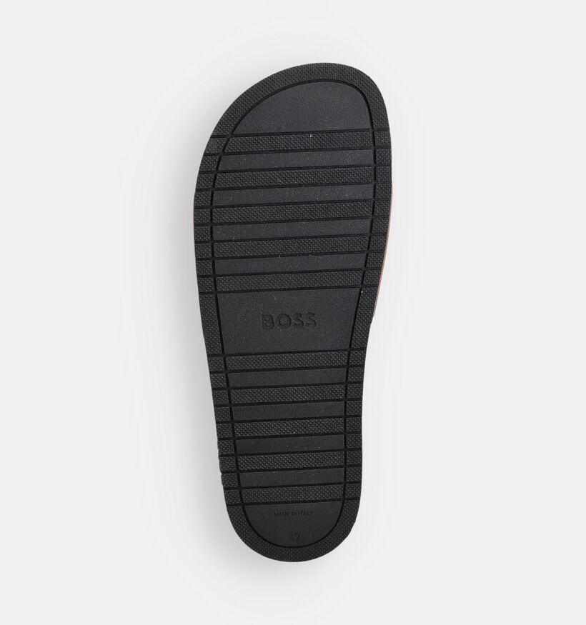 BOSS Aryeh Slide Bruine Badslippers voor heren (366463)
