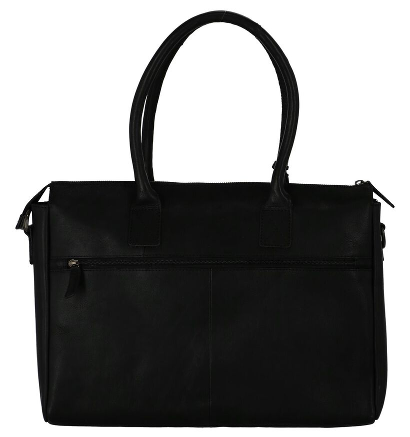 Burkely Sacs d'ordinateur portable en Noir en cuir (235333)