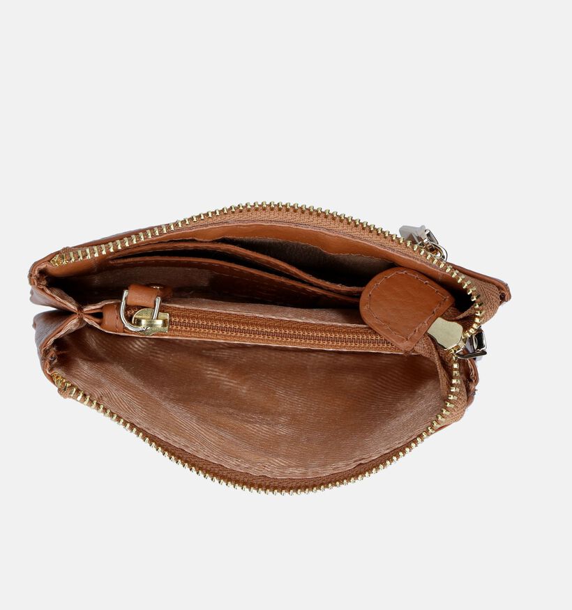 Crinkles Porte-monnaie en Camel pour femmes (349872)