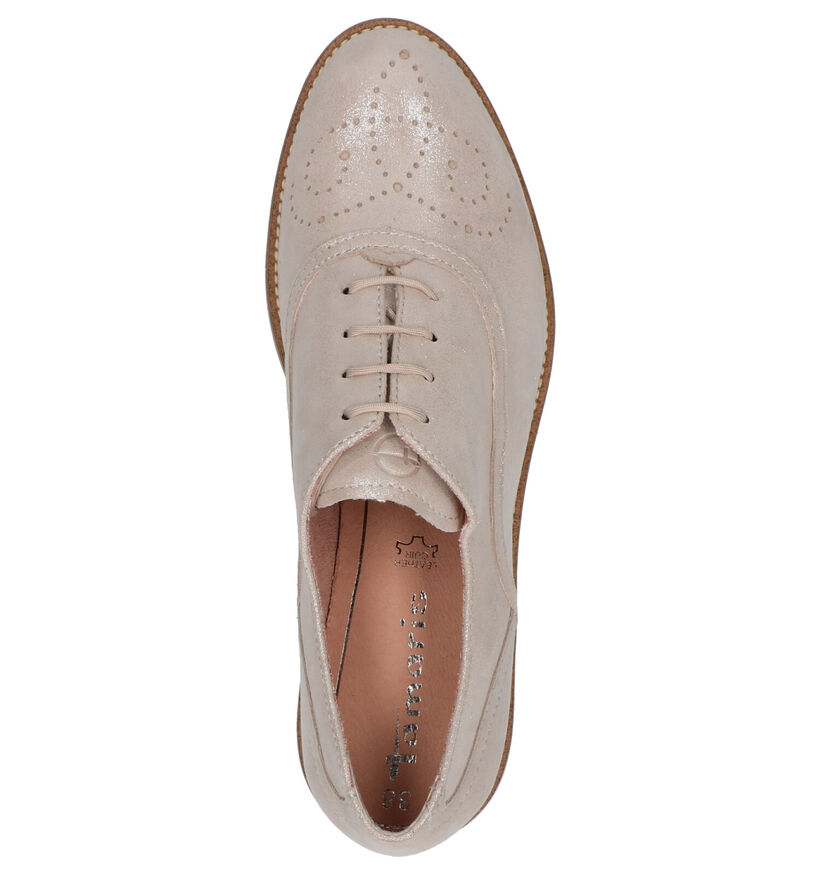 Tamaris TOUCH it Chaussures à Lacets Oxford en Or en nubuck (269800)