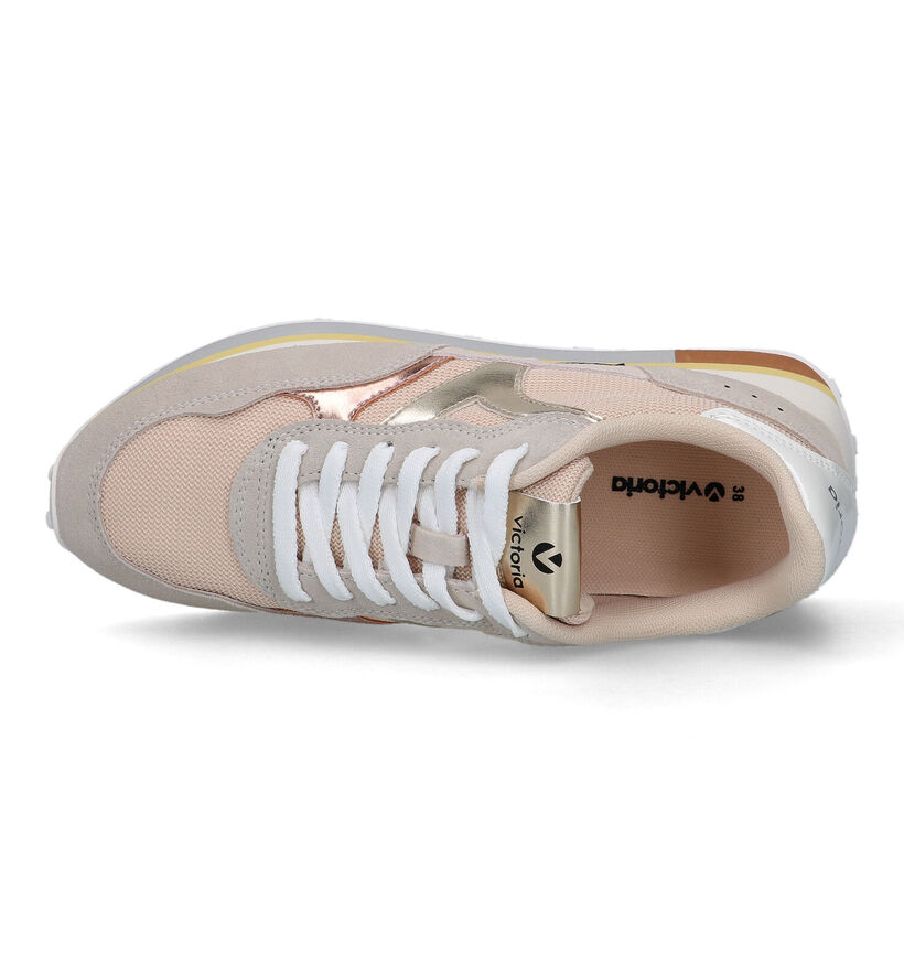 Victoria Beige Sneakers voor dames (322594) - geschikt voor steunzolen