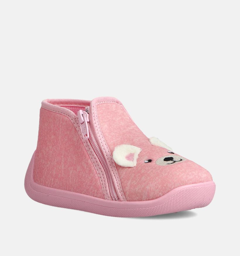 Milo & Mila Bear Roze Pantoffels voor meisjes (374937) - geschikt voor steunzolen