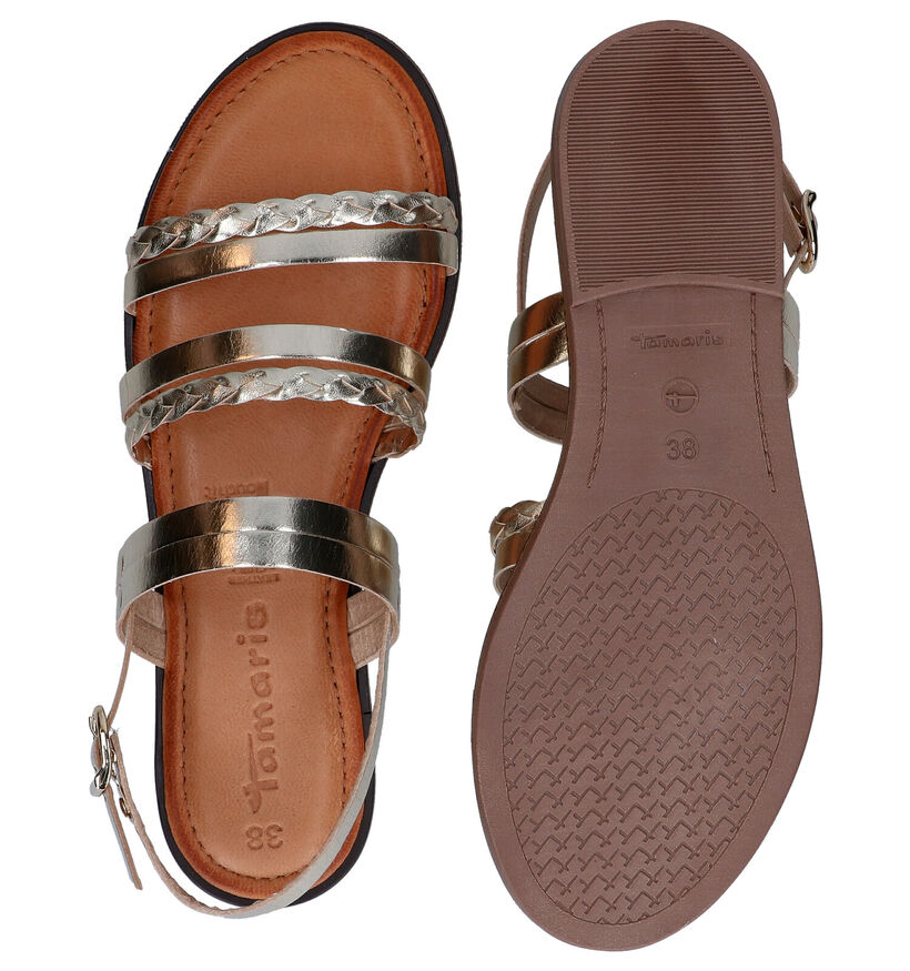 Tamaris Touch it Zwarte Sandalen in leer (289312)