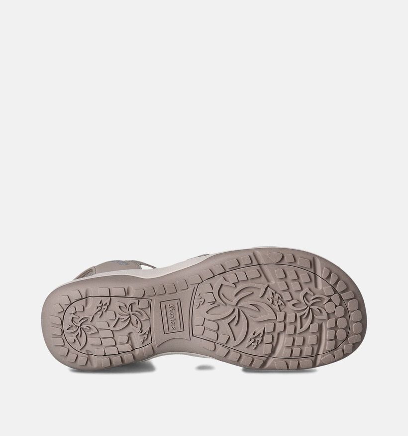 Skechers Reggae Slim Stretch Flex Taupe Sandalen voor dames (354746)