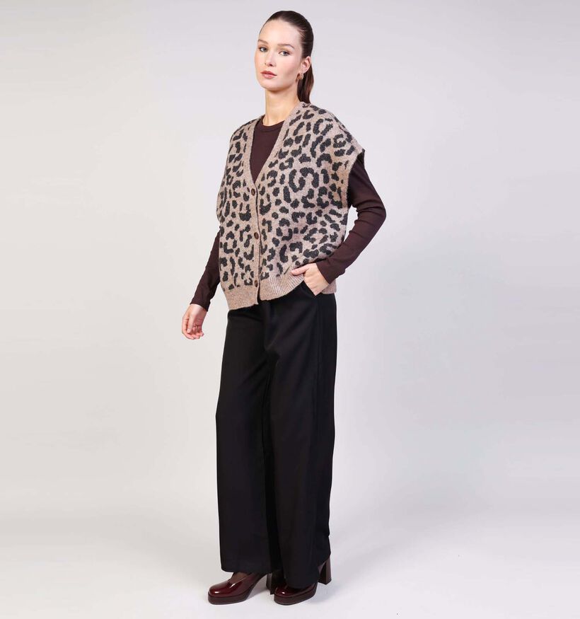 Deeluxe Original Nerile Gilet en Marron pour femmes (365460)