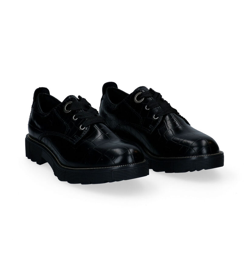 Signatur Chaussures à lacets en Noir pour femmes (295799)