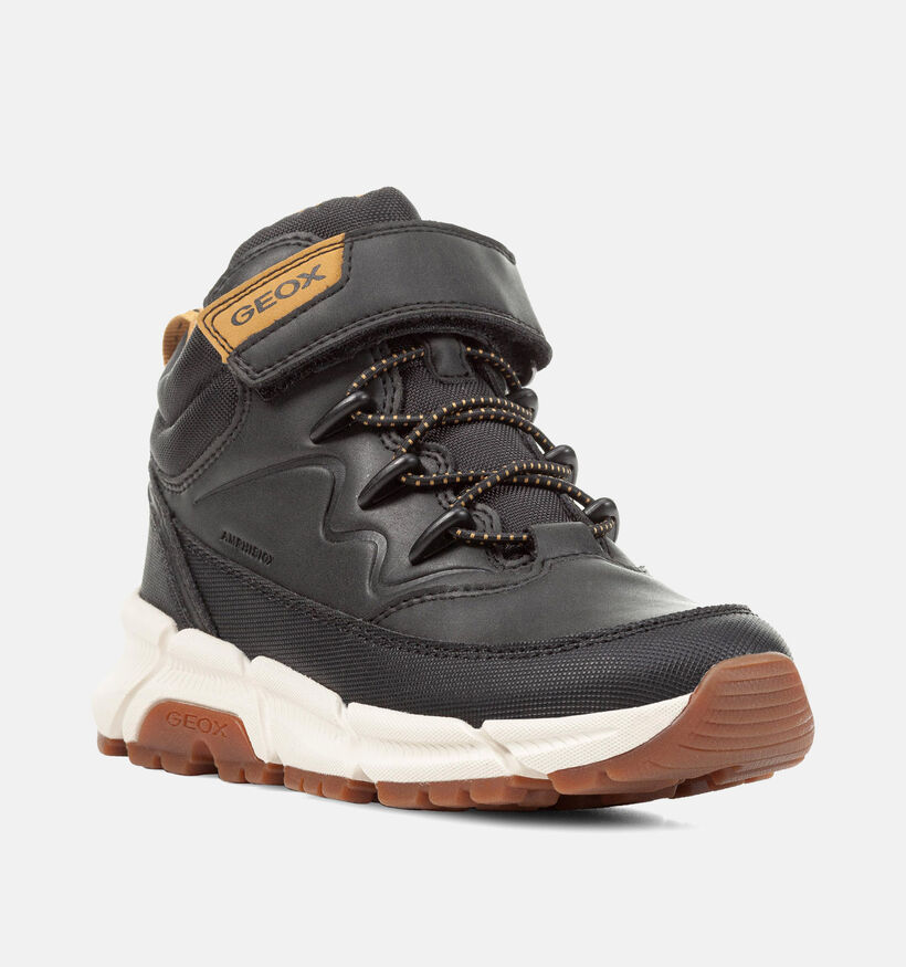 Geox Flexyper Zwarte Hoge schoenen voor jongens (345920) - geschikt voor steunzolen