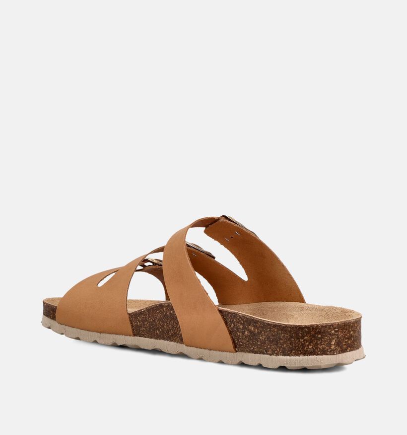 Laurent David Cognac Slippers voor dames (373780)