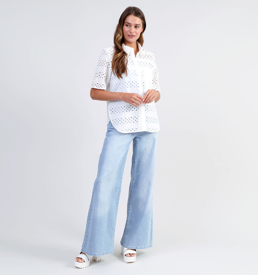 Vila Tia Witte Blouse voor dames (330209)
