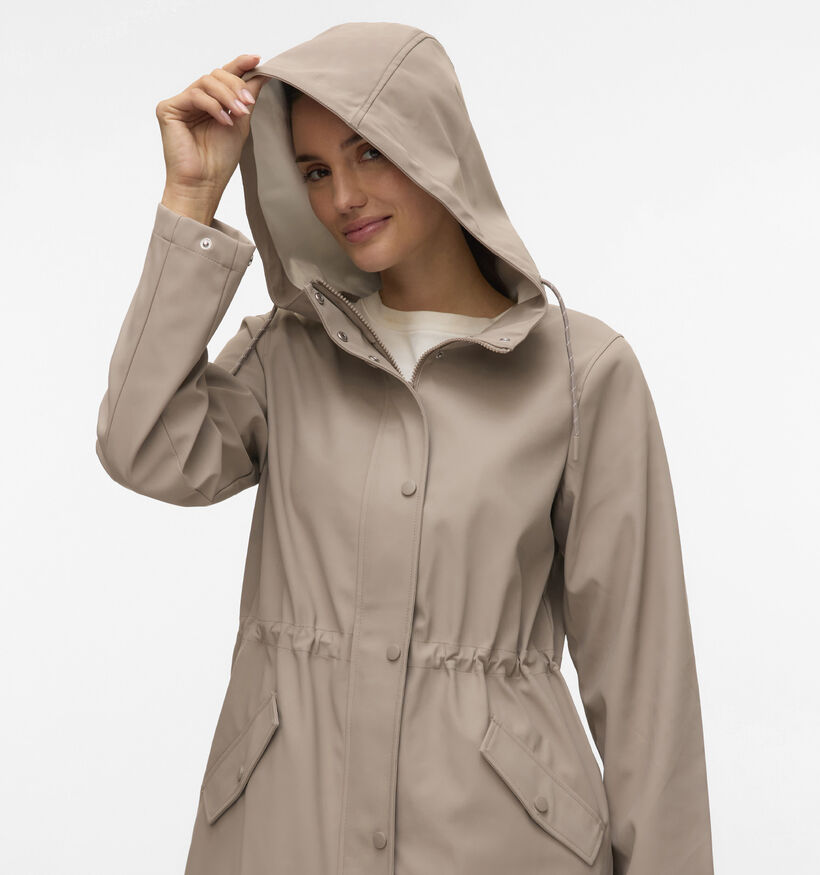 Vero Moda Malou Imperméable en Beige pour femmes (352205)