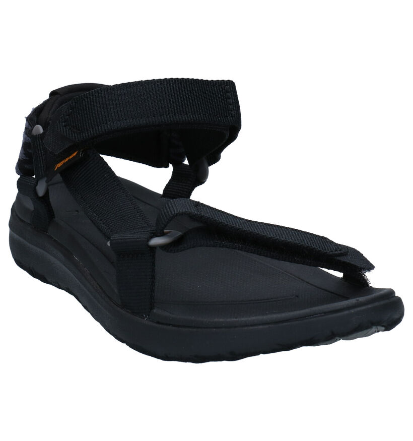 Teva Sanborn Zwarte Sandalen in stof (289231)